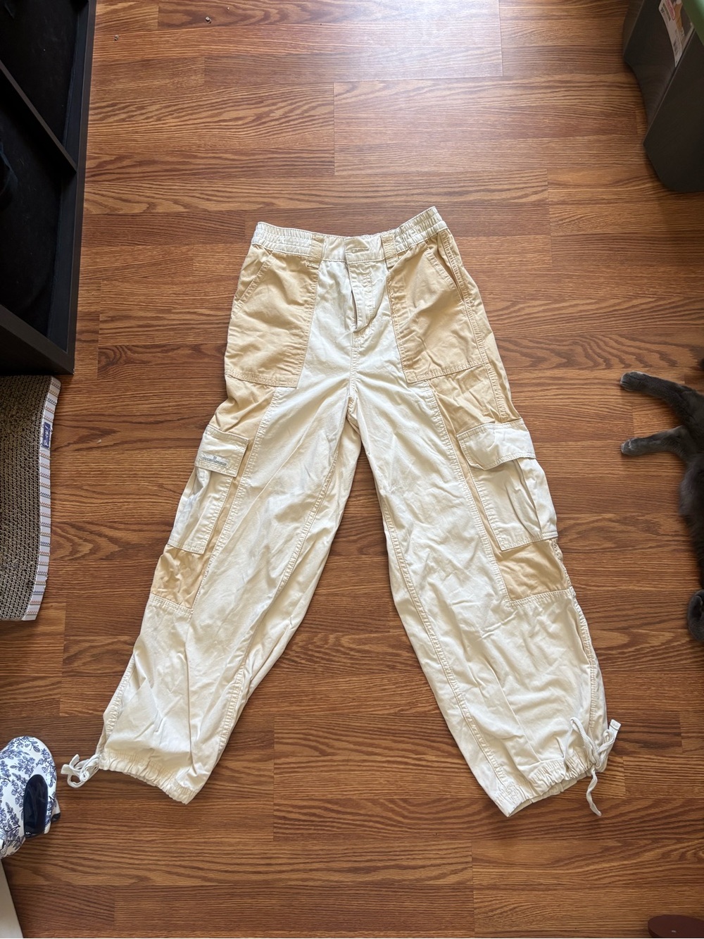 BDG Two-Tone Tan & Cream Cargo Pants